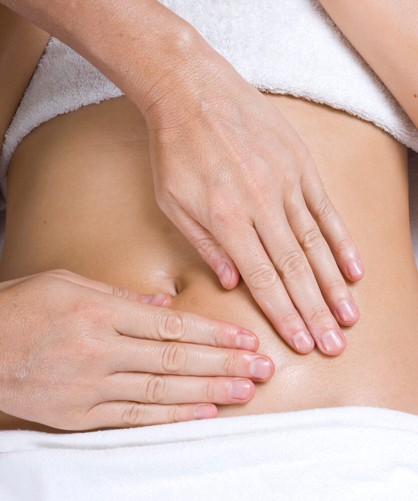 Osteopathie: Patient auf dem Rücken liegend